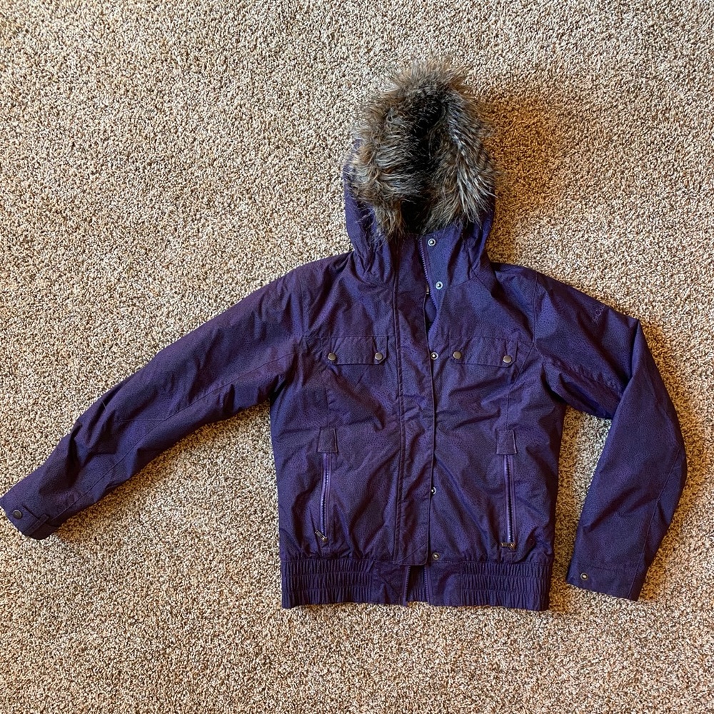 Columbia EUC purple coat sz.S
